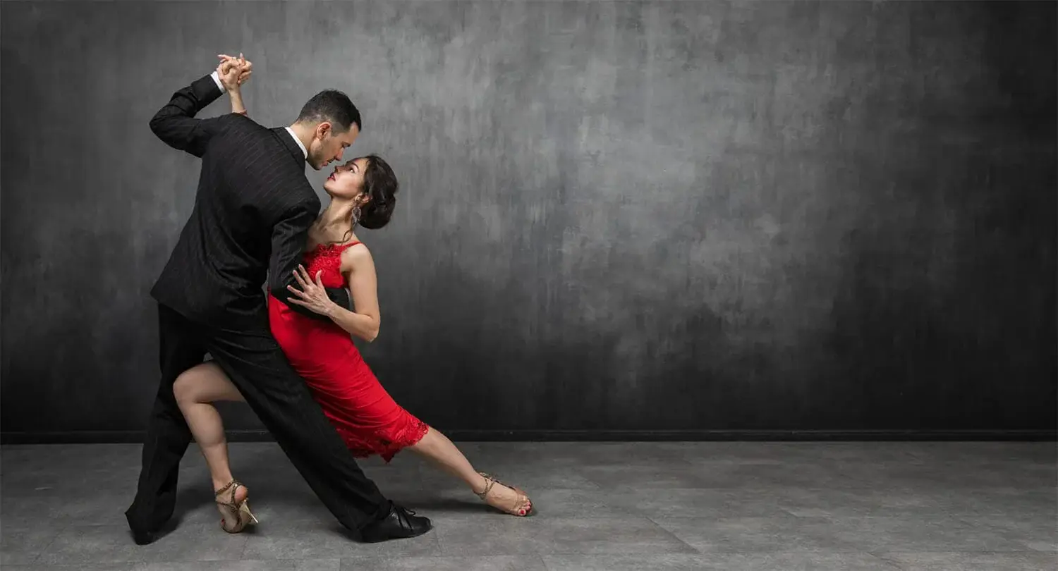 Argentine tango dancers in Brussels