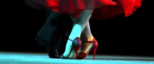 Tangoschoenen tentoongesteld